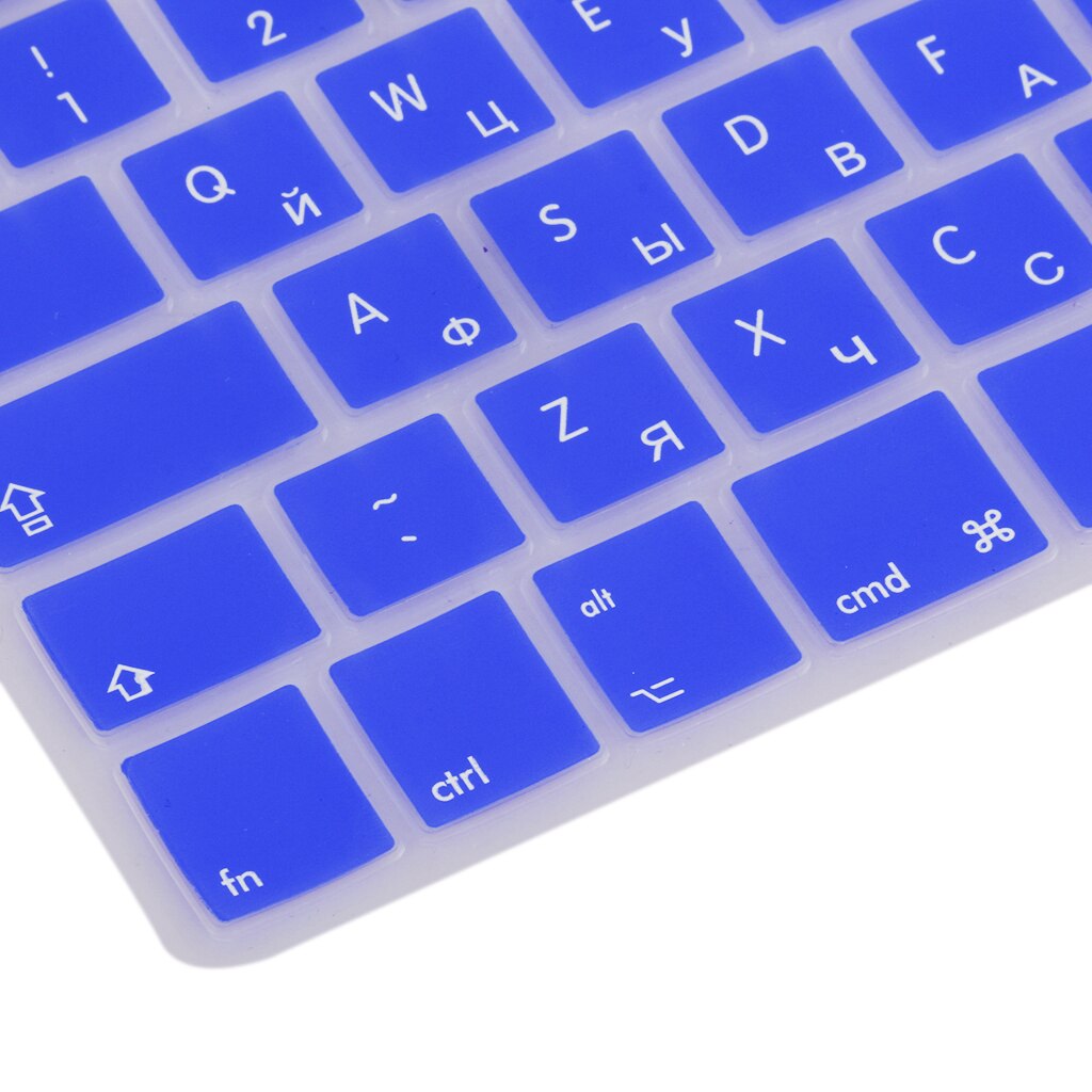 Russian-english Silicone Keyboard Skin Cover Sticker For Computers