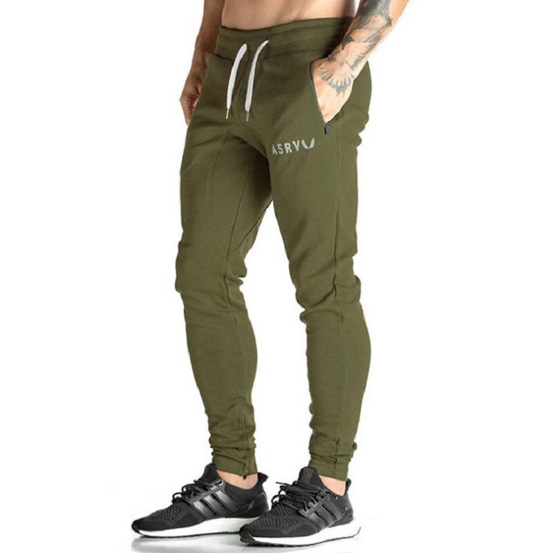 Sports Pants Men Summer Thin Slimming Embroidery Quick Pants Running Trousers Training Fitness Pants