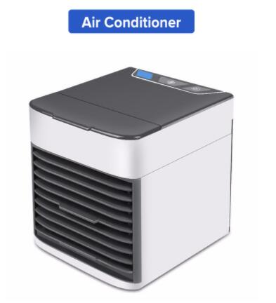 Mini hjem klimaanlæg bærbar aircondition personlig plads luftkøler usb genopladelig luftfugter luftkøling skrivebord fan: Luftkøler