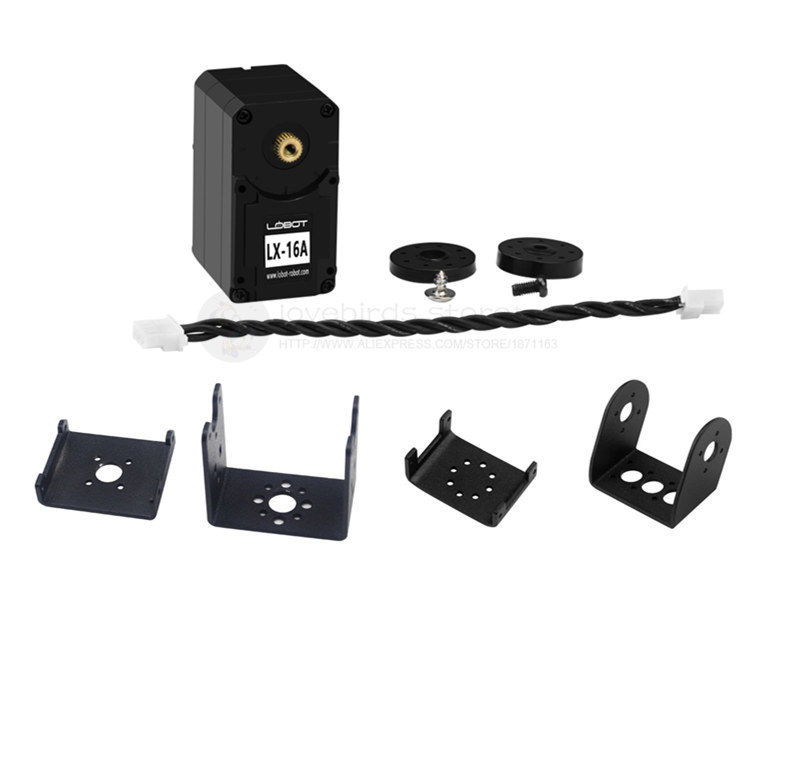 Lx-16a Serial Bus Servo / Smart Serial Dual-axis Digital Servo / High Torque High Accuracy For Diy Bionic Robot
