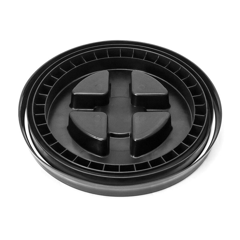 5 Gallon Screw Seal Lids for Plastic Bucket (Two Lids)
