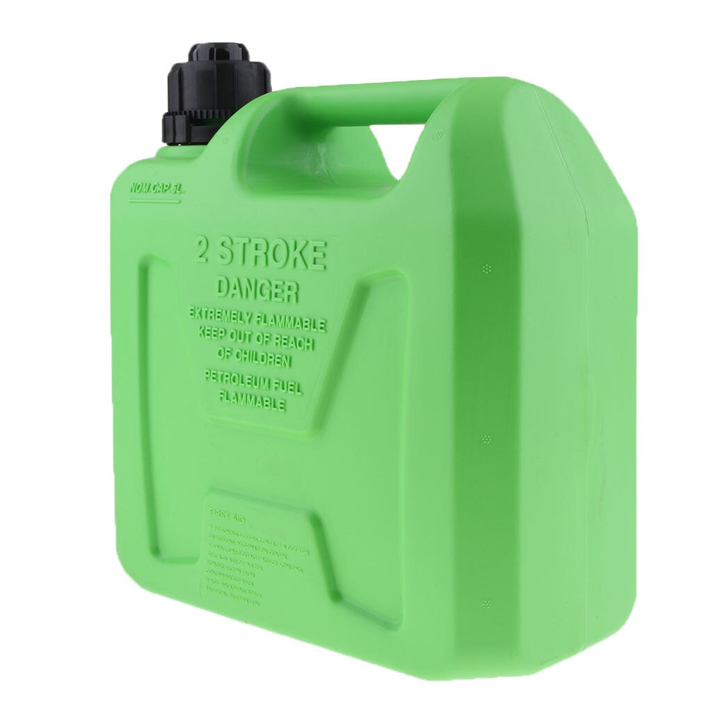 Plastic Can Gas Petrol Fuel Tank Oil Container Fuel-jugs Green
