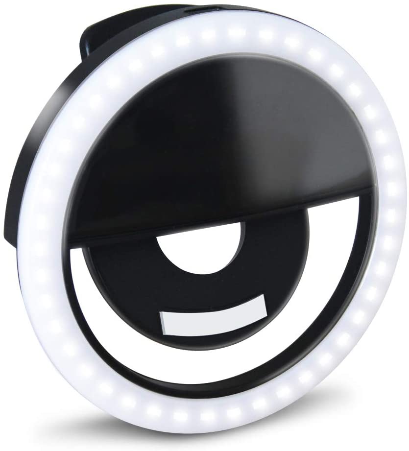 Selfie Led Ring Lamp, draagbare Clip-On Selfie Vullen Licht Voor Telefoon/Android Smart Telefoon & Fotografie/Camera Video/Maakt up