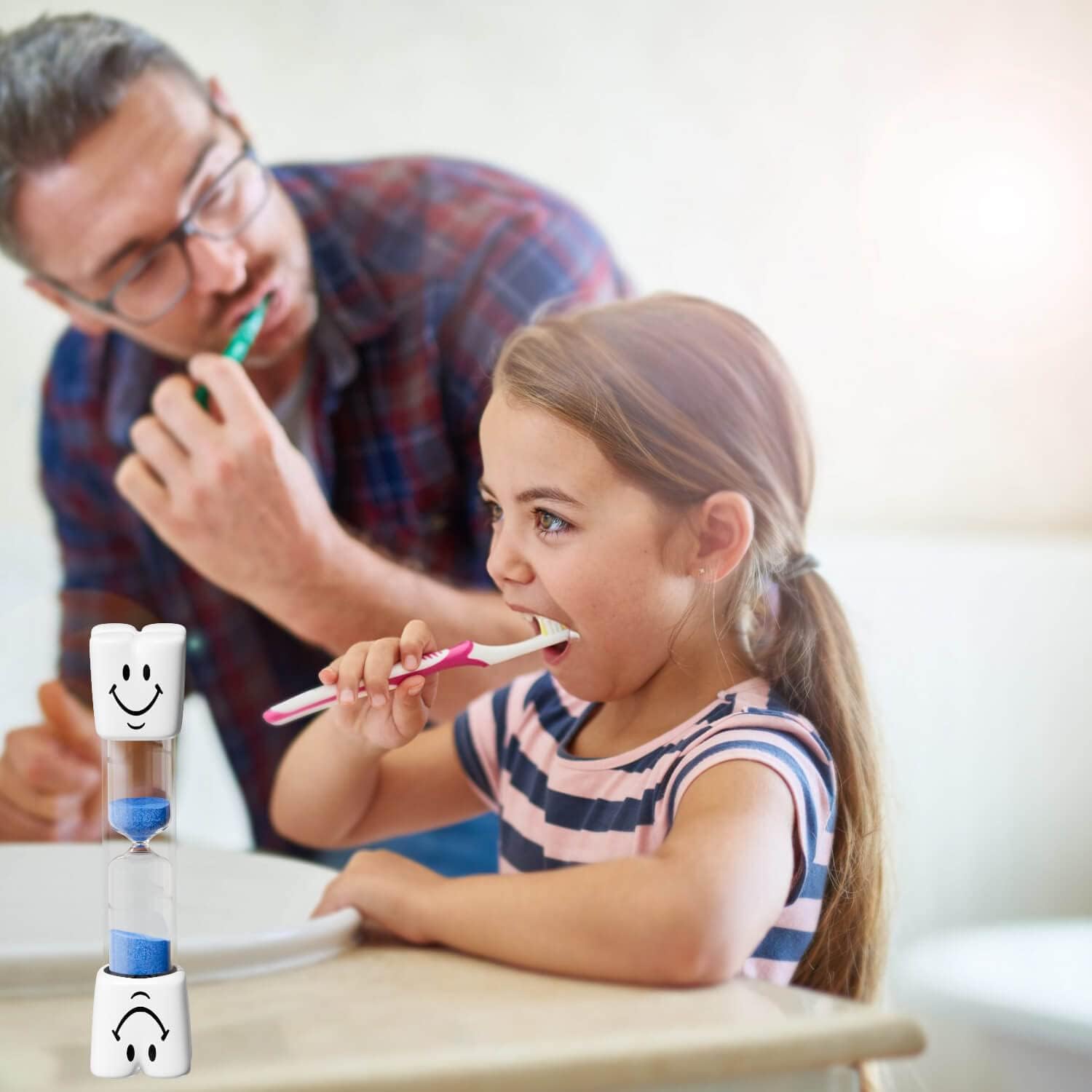 2 Stuks Tand Zand Klok Zand Timer Tandenborstel Timer Zandloper Voor Poetsen Kinderen Tanden Home Decor 3 Minuten Klokken