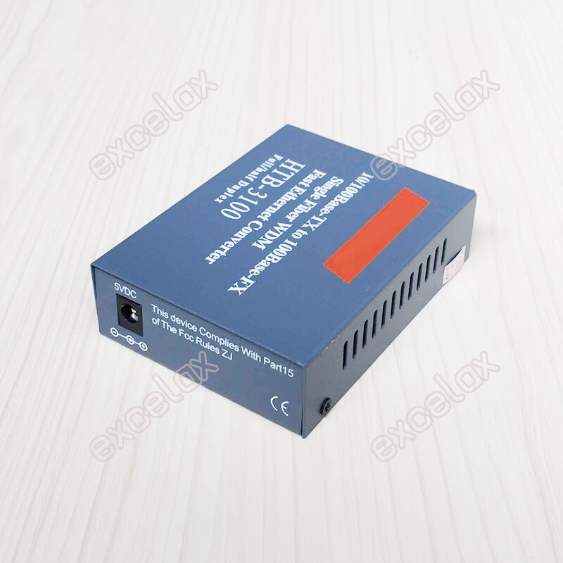 TLG-F1110SB-25A/B Singlemode Fiber Media Converter Set – 10/100Base-TX Naar 100Base-FX, SC-poort, Tot 25 Km
