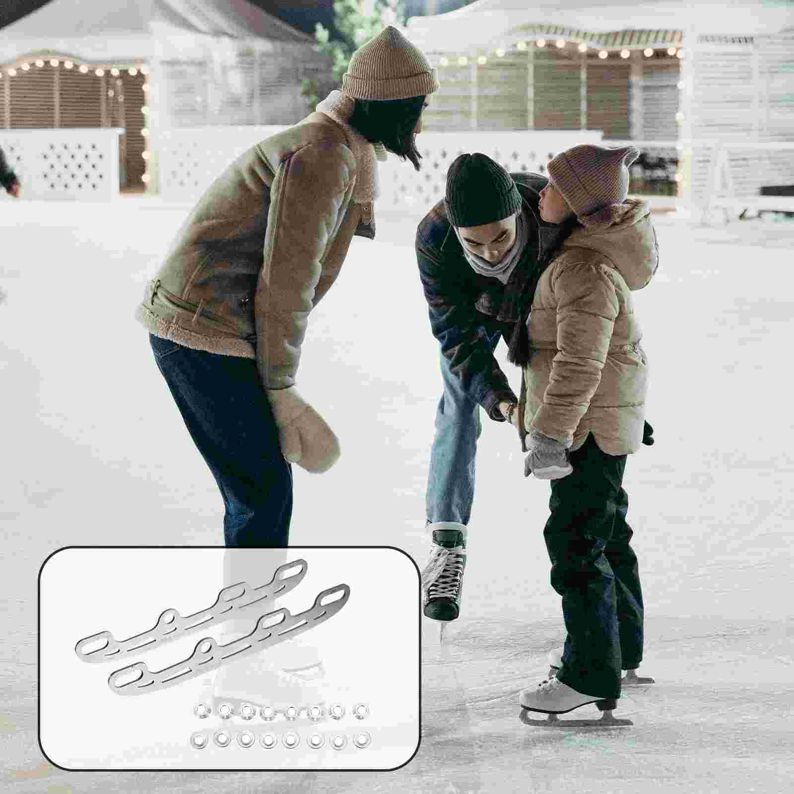 1 Set Stainless Steel Skating Shoe Blades Skating Blades Durable Skating Blades
