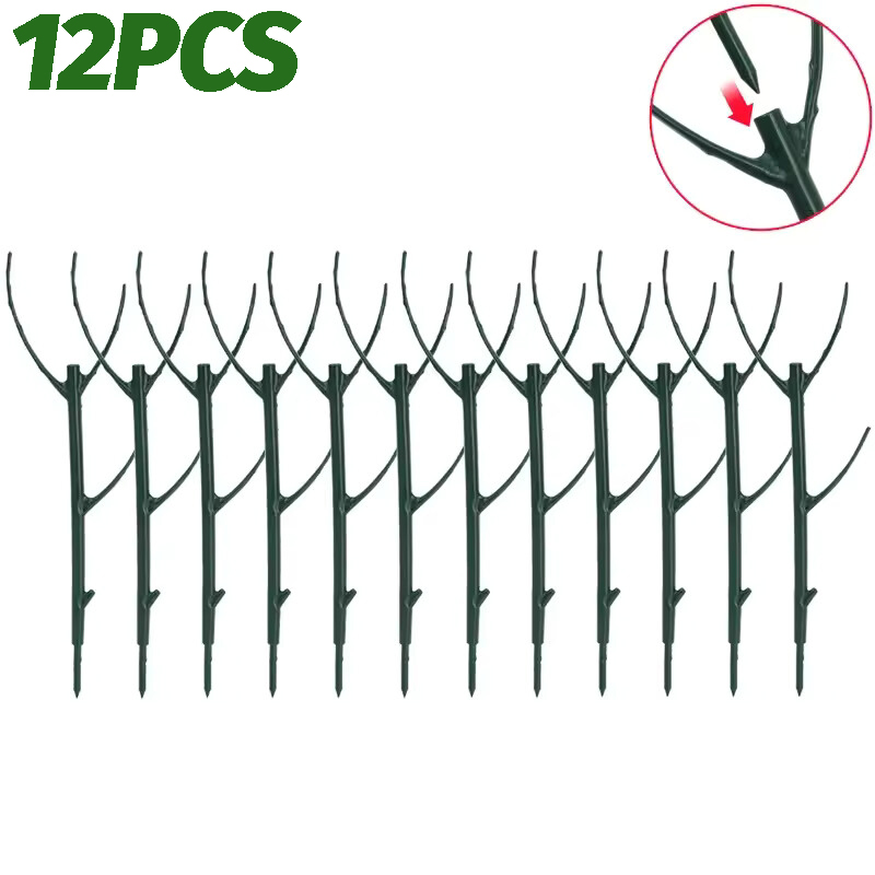 Soportes de soporte para plantas de ramita, estacas de crecimiento de plantas verdes apilables, estacas de escalada desmontables Monstera para interiores y exteriores, 24/3 Uds.: Oro