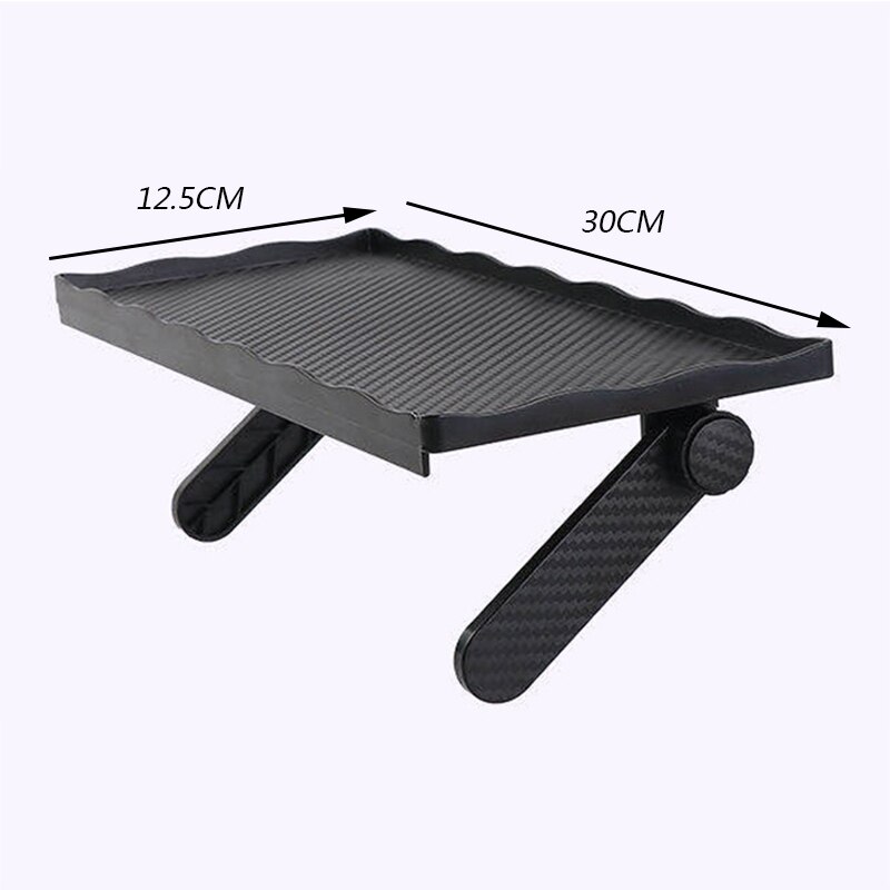 Estante de Almacenamiento Ajustable para Pantalla de TV, Repisa para la parte Superior del Monitor de Ordenador, Soporte de Escritorio, Estantes de Exhibición para Televisor, 1 Unidad: Wave Black