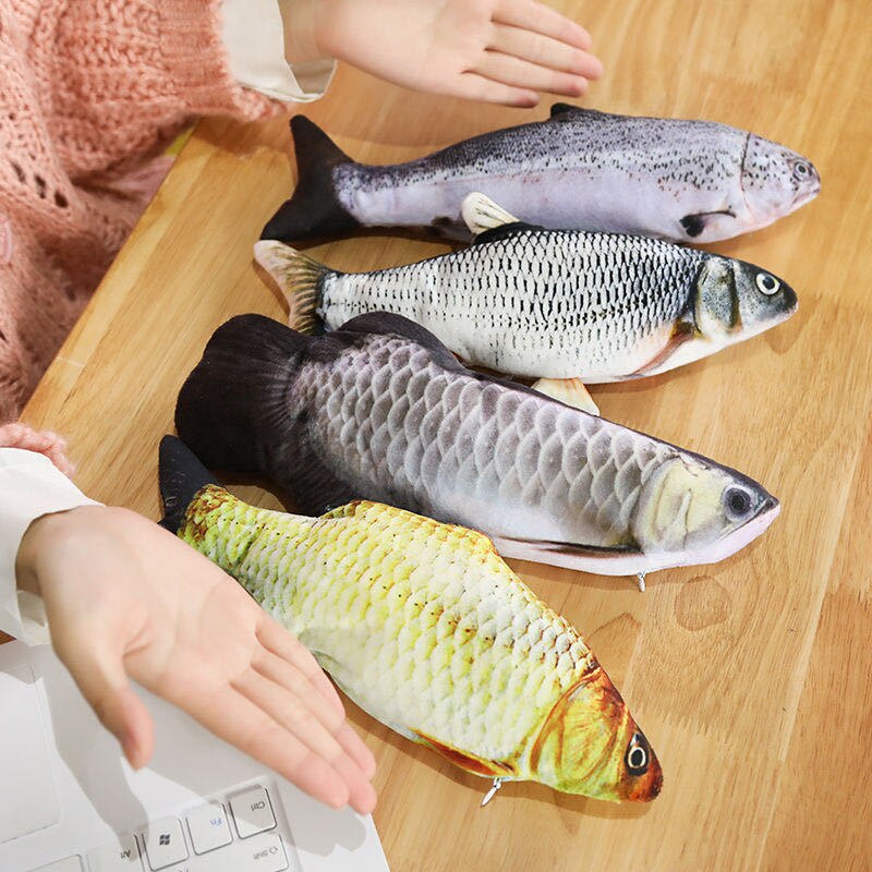 Juguete de pez electrónico interactivo para gatos, juguete automático para gatos, divertido, recargable, simulación de flotación, peces de baile en movimiento