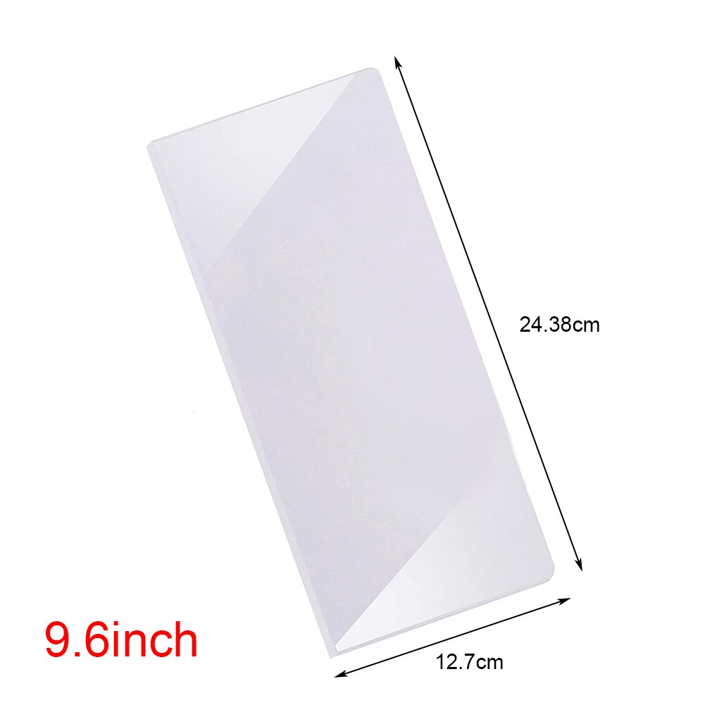 8/10/12/14 inch Transparent Cake Cream Scraper Cake Making Scraper Rectangular Acrylic Cake Baking Tool: 10 inch
