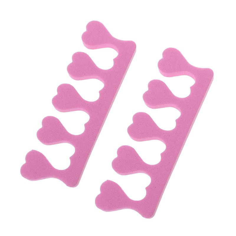 2pcs Toe Separators Finger Foot Sponge Soft Gel UV Salon Polish Manicure