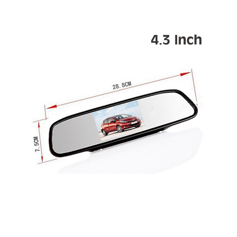 Voor Ford Focus 2 Focus 3 Sedan Hatchback CCD HD Auto achteruitrijcamera parking backup camera 4.3 "auto achteruitkijkspiegel monitor TFT LCD