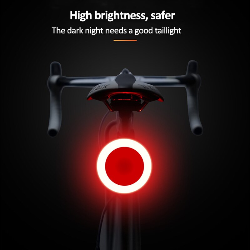Fiets Licht 5 Verlichting Tailight Modes Fietslicht Usb Charge Led Bike Light Flash Strobe Opsteekt Voor Mountainbike Zadelpen