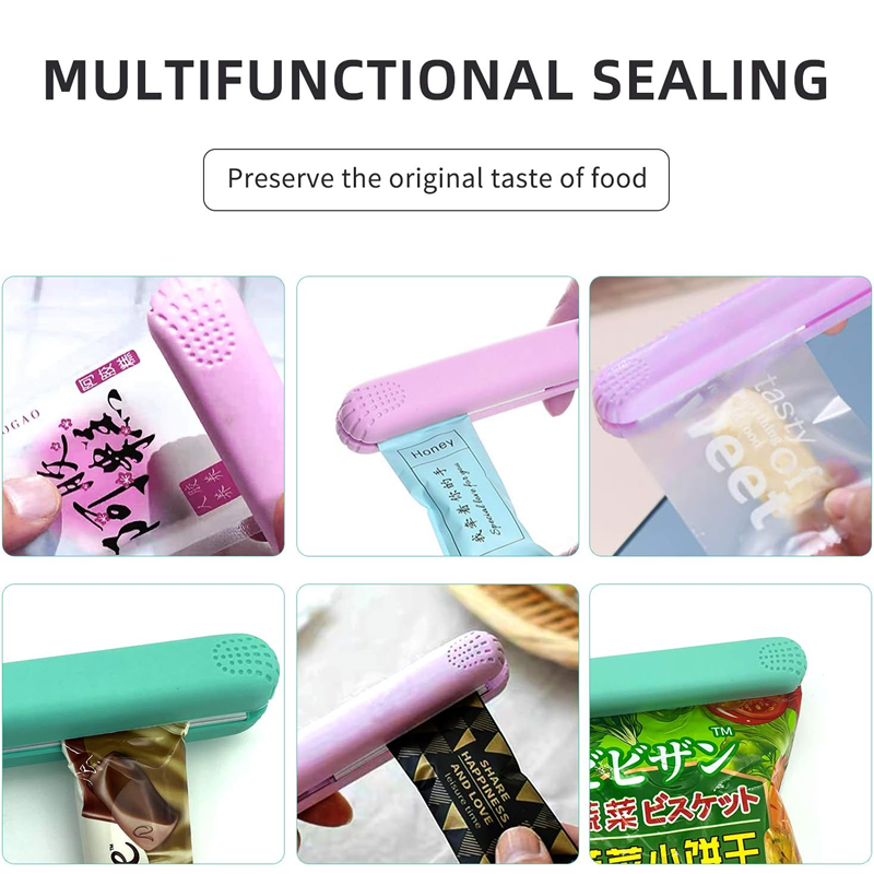 Mini Plastiktüte Versiegelung Maschine Lagerung Tasche Clip Vakuum Versiegelung Lagerung Maschine Versiegelung Verpackung Versiegelung Lebensmittel Snack Küche Spielereien