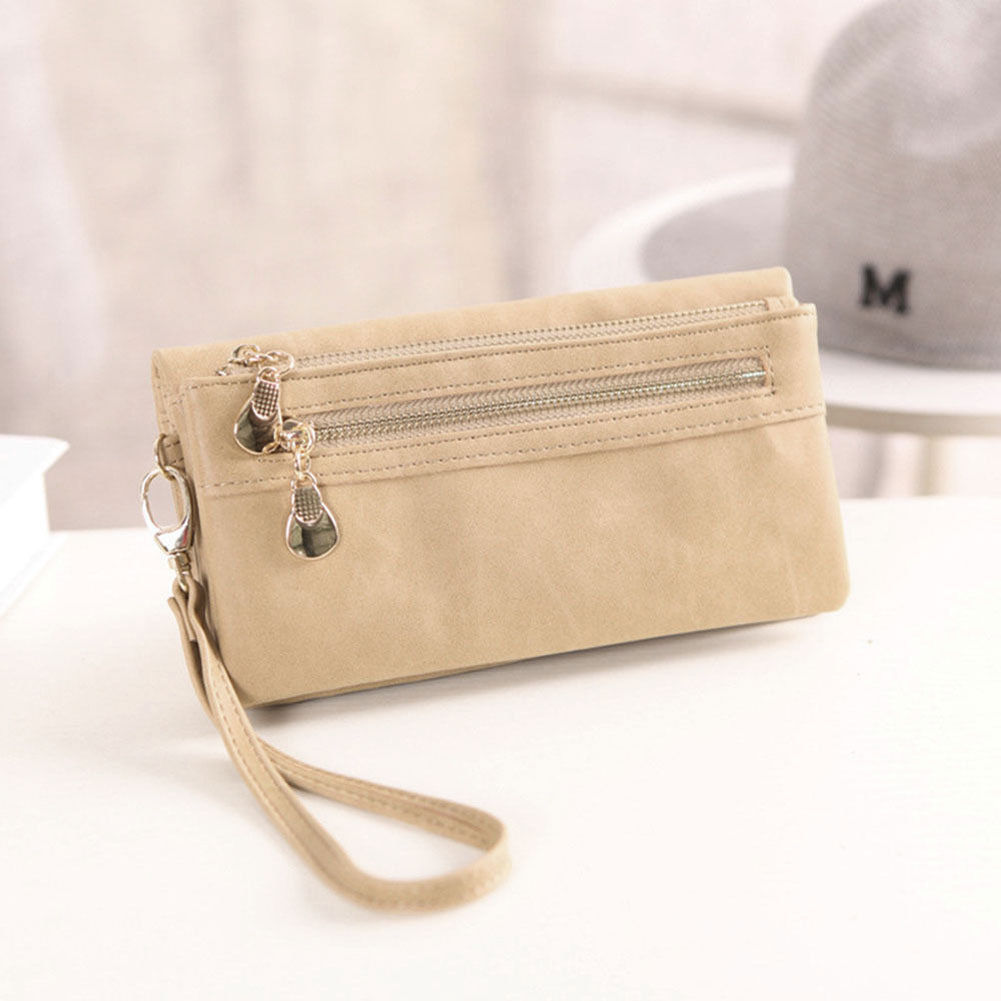Neue Beiläufige Lange Frauen ferse Geldbörsen Box Brieftaschen Karte Halter Mobile handtasche fall lagerung tasche hause