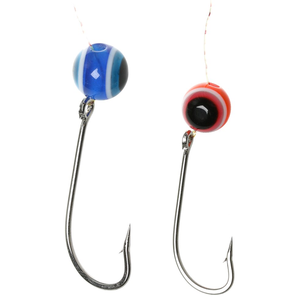 25pcs/set 4/5/6/8mm Fishing Beads High QualityFish Eye Carolina Rigs Taxes Rigs DIY Kit Bass Fishing Lure Tackle Mixed Color