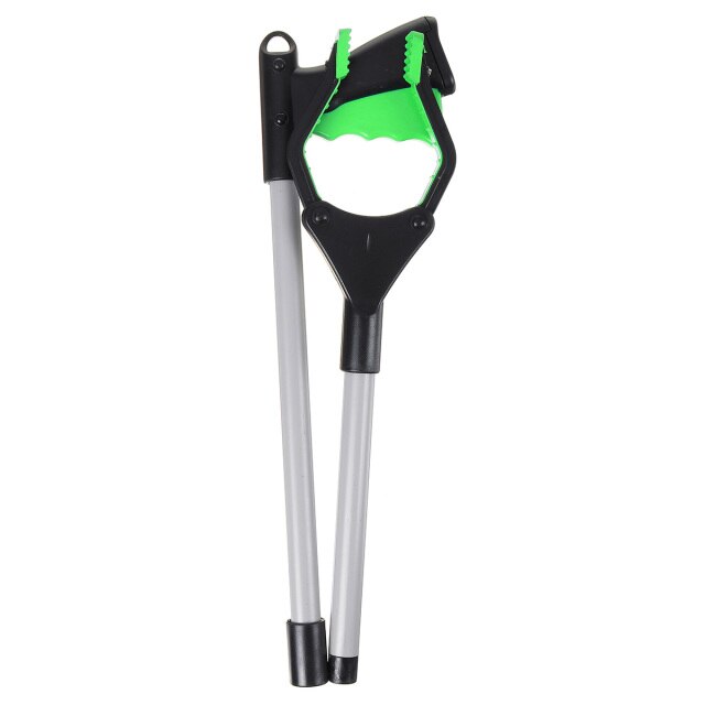 6 Kleur Aluminium Vouwen De Fetch Apparaat Pickup Sanitaire Vuilnis Tang Tuin Voor Tuin Gereedschap Tool: Green