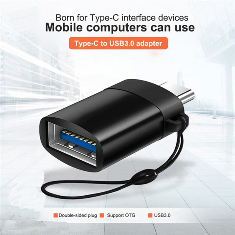 Otg adapter usb 3.1 type c hann til usb 3.0 hun datakonverter til ipad ios huawei type c enhet med tau