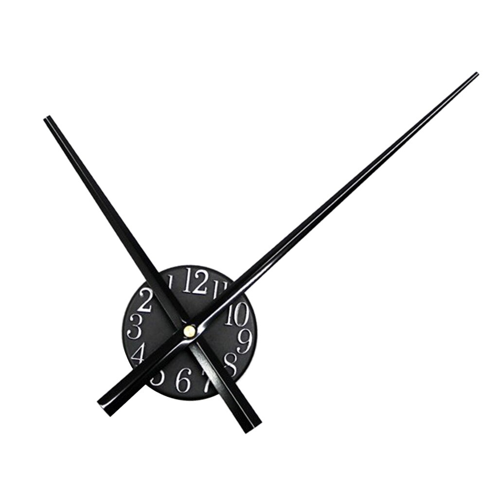 Backwards Frameless Wall Clock 3D Reverse Numbers Large Wall Watch