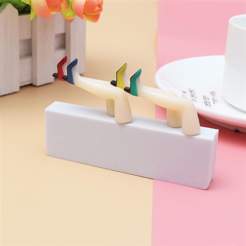 4pcs Long Leg Shape Push Pin Practical Thumbtack Decorative Wall Nails Map Tacks for School Office Supplies Pushpin