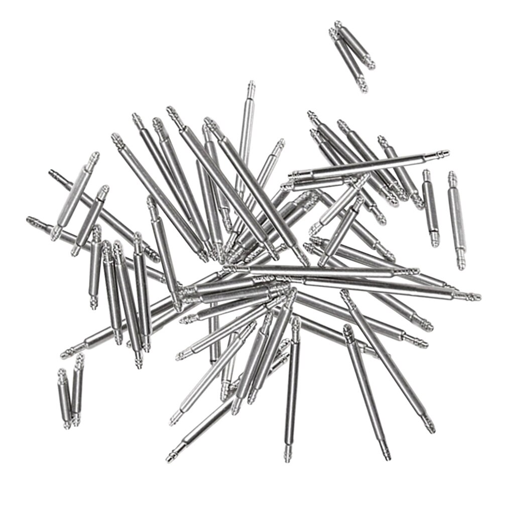 100PCS 1.8mm Stainless Steel Needle Spring Bar Pins Watch Band Strap Pins: 14mm