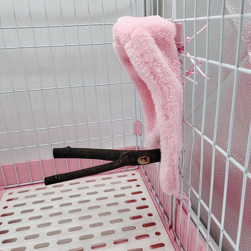 1 stk legendog fuglehengekødu vindtett fugl mykt varmt telt papegødu hengende telt fugleskjul vinter papegøyereir