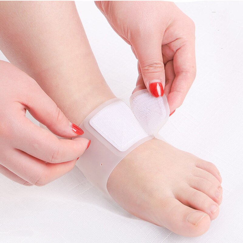 Ushine silikone fodbuepude flad fod ortopædisk indersål fodbandage bandage fodstøtte halv yard buepude mand kvinde indersål