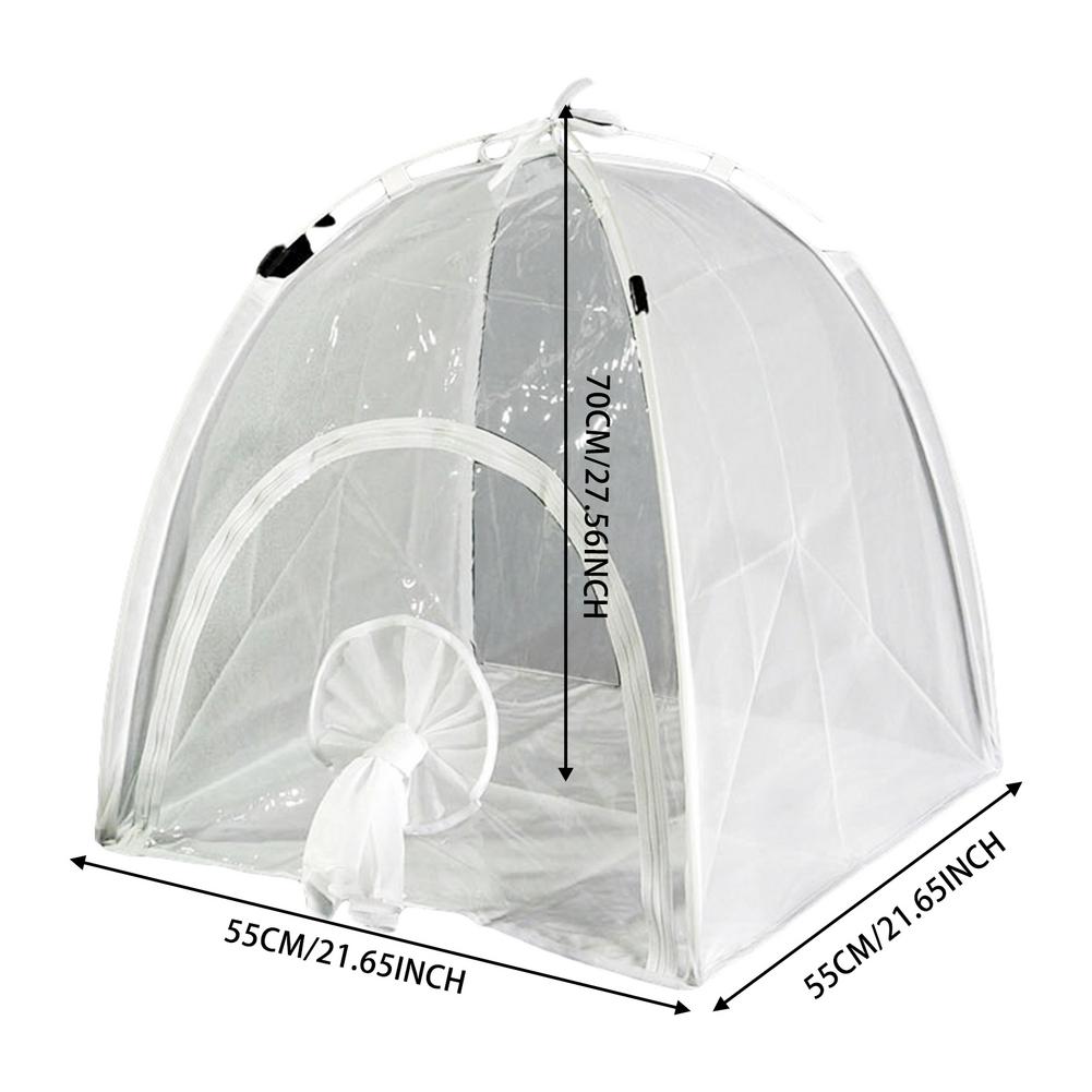 Mini drivhus multifunktionel polyester mesh planteskur frugttræ grøntsager plejebetræk insekt anti-fugle beskyttelsesnet