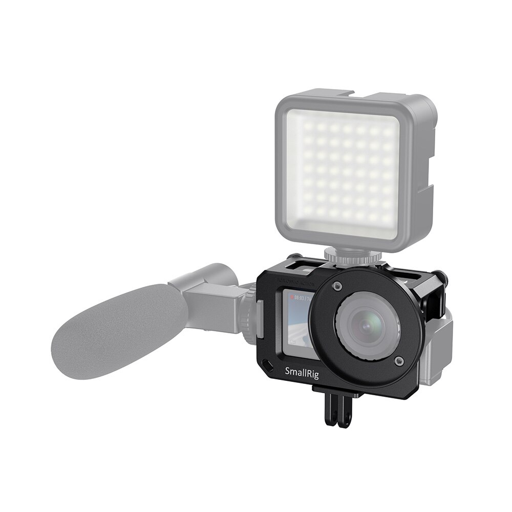 SmallRig – Cage pour caméra DJI Osmo, avec deux supports pour chaussures froides (Compatible avec l&#39;adaptateur de Microphone) -2475