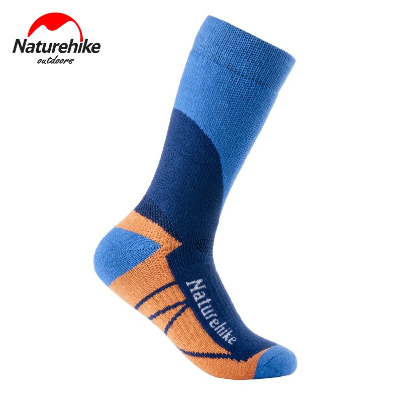 Naturehike Outdoor Socks - Knee-High, Quick-Drying, Thermal - for Men & Women Hiking: Men Blue