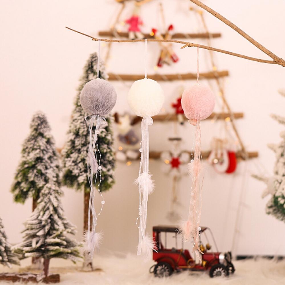 Christmas Ornaments Plush Pendant Christmas Doll Christmas Tree Plush Ball Christmas Tree Pendant
