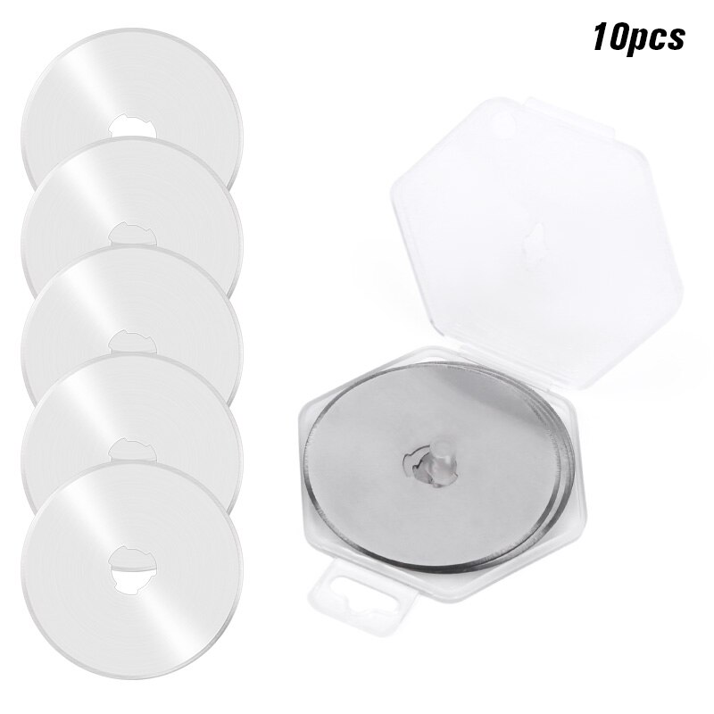 LMDZ 45mm Cutting Ruller Rotary Cutter And Replacement Blades Fabric Patchwork Leather Crafts Cutting Mat Leather Cutting Tools: 3