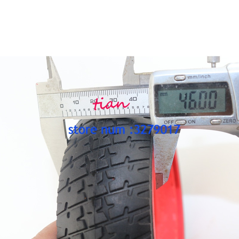 Miljödäck 155mm längd 6.5 tum massiv däck för självbalanserande 2- -hjulig elscooter, hoverboard