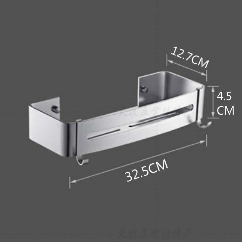 Badkamer Planken Keuken Hoekplank Muur Gemonteerde Aluminium Zeepbakje Bad Douche Plank Bad Shampoo Houder Wandmodel