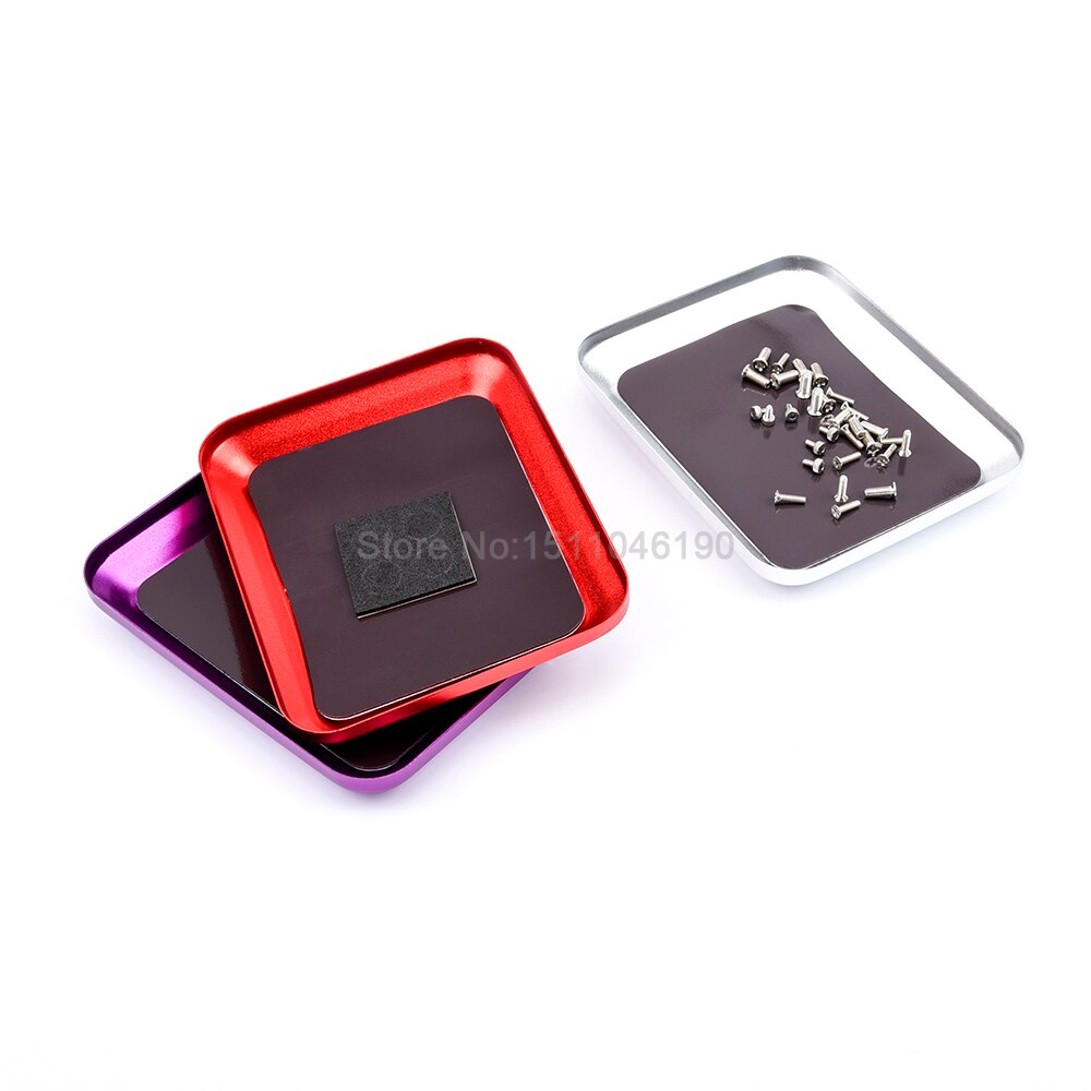 Aluminium Magnetische Moer Schroef Lade Voor Rc Telefoon Auto Reparatie Gereedschap Levert X4YD