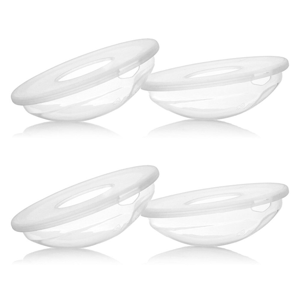 2 unidades funda de Gel de sílice para colección alimentación de bebé colector de leche materna envase de succión de pezón posparto suave almohadilla de enfermería reutilizable: 2 pares