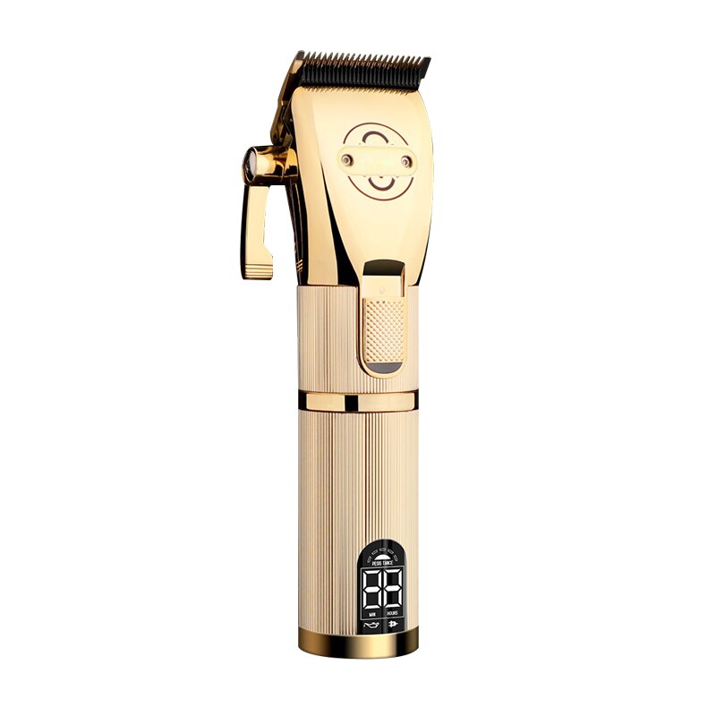 USB Rechargeable Gold Hair Clipper Electric hair trimmer Cordless Shaver Trimmer Men Barber Hair Cutting Machine