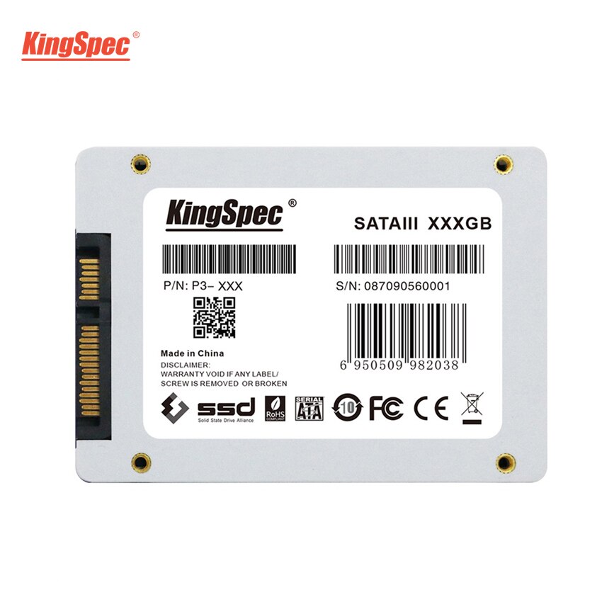 Kingspec SSD DA 2.5 Pollici SATA3 SSD120gb 240gb 256gb Interno duro unità SATA SSD DA 500gb 1tb per il calcolatore del computer portatile SSD taccuino