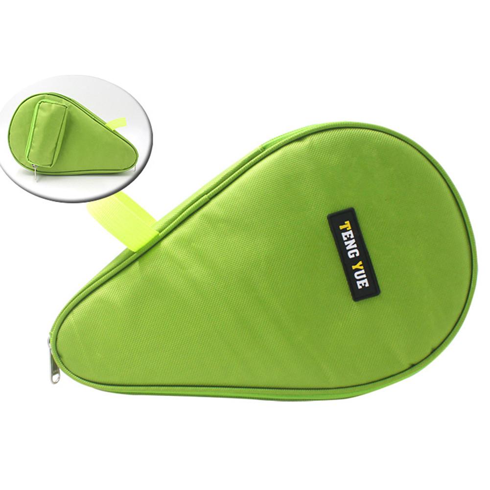 Table Tennis Racket Storage Case Gourd Racquet Bag Training Professiinal Ping Pong Bat Cover Pingpong Paddle Racket Bat Bag 4: Green