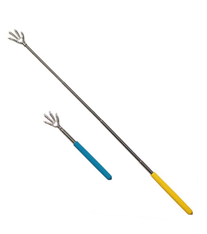 Outil de Massage Portable et pratique, griffe télescopique pour le dos, gratte les démangeaisons, taille réglable 22-59CM couleur aléatoire 1 pièces