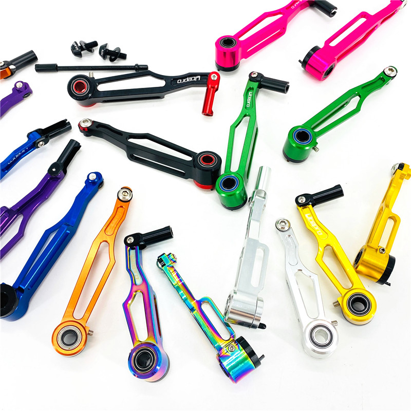 Litepro bmx sammenleggbar sykkel v-brems 82mm korte armer 108mm lange armer aluminiumslegering cnc hul ultralett v-bremsfeste