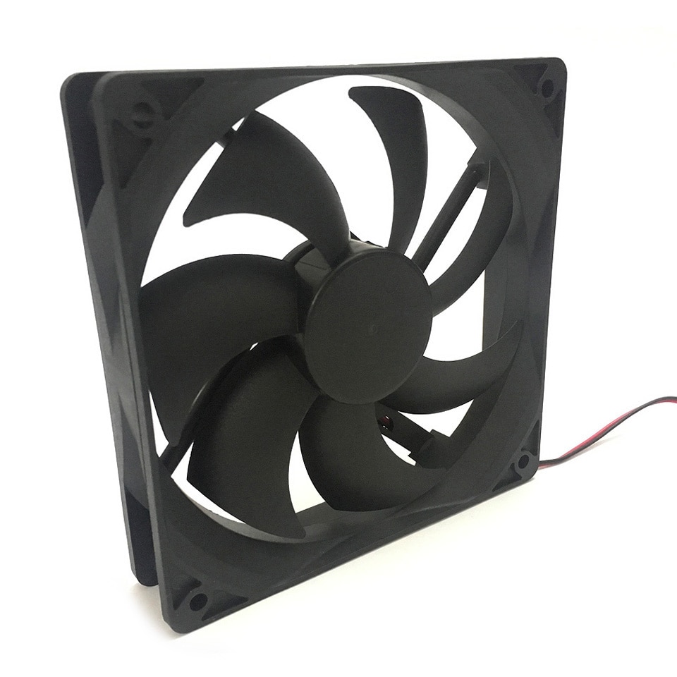 TOP F12025 120mm Computer Cooling Fan 12V Desktop PC Case Fan Cooler 4-Pin Fan Connector for Computer Case/ Power Supply