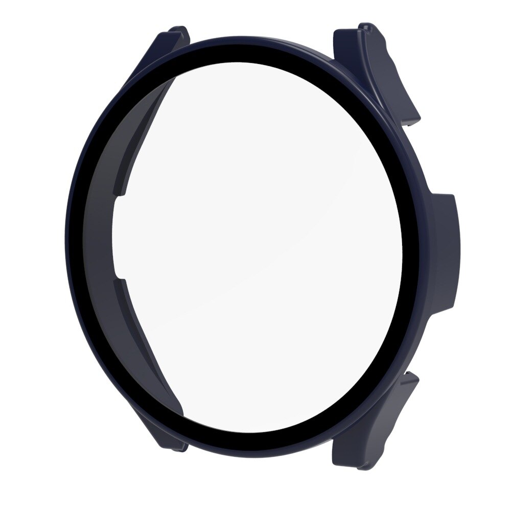 Coque étanche 2 en 1 + verre pour Samsung Galaxy Watch 4 40/44mm, protection complète PC pour montre 4 40 44mm: Blue / Watch4 galaxy 40mm