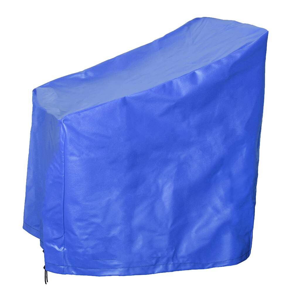 Boot Middenconsole Cover Kunstleer Canvas Waterdicht Kajak Vissen Stoel Covers Protector: Blauw