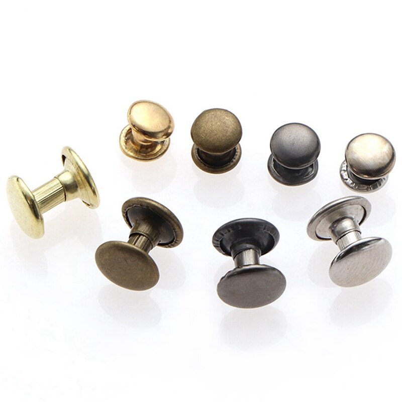 240 juegos de cajas, remaches de doble cara, cuero, remaches de Metal, remaches, clavos de tapa + Kit de herramientas de instalación + alicates