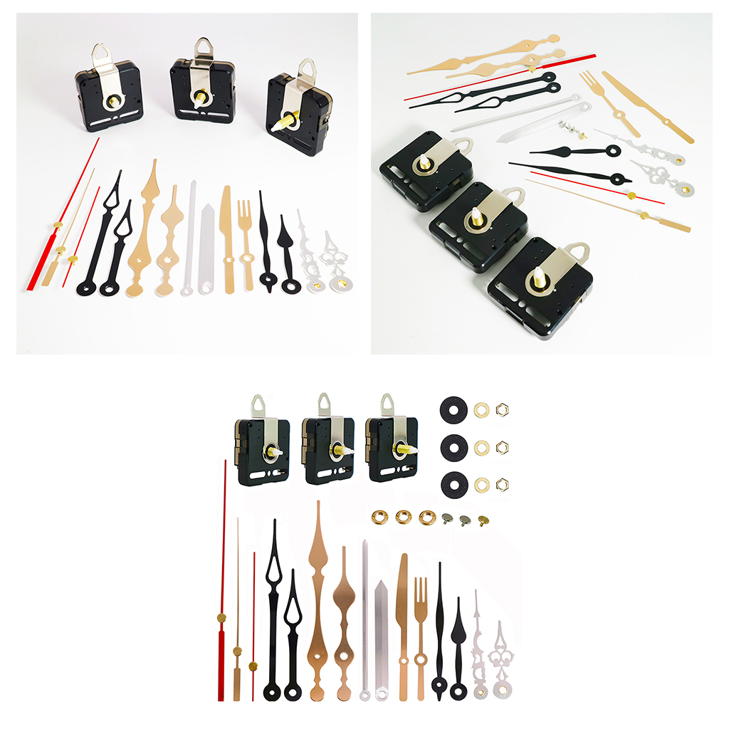 Non Ticking Quartz Clock Movement Mechanism Clock Motor Set for DIY Repair Replace Tool Hands Clock Home Decoration Accessories