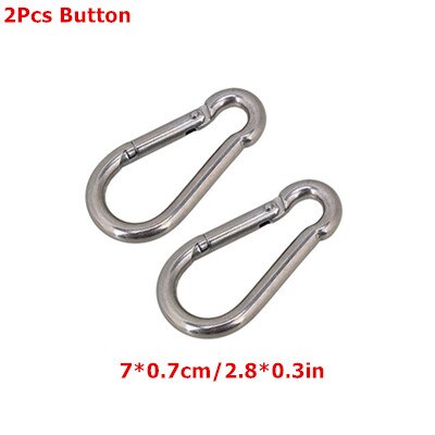 2M-5M Gym Kabel Draht Seil Heavy Duty Stahl Ersatz Teile für Home Gym Fitness Kabel Pulley zubehör Dia 5mm: 2Pcs Button