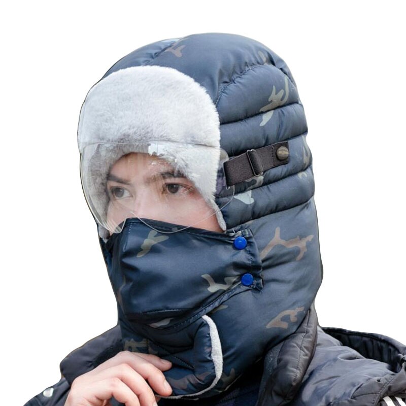 Vrouwen bomber hoed piloten trooper pet heren imitatie kasjmier hoed russische oesjanka oorkleppen petten winter sneeuw ski mutsen