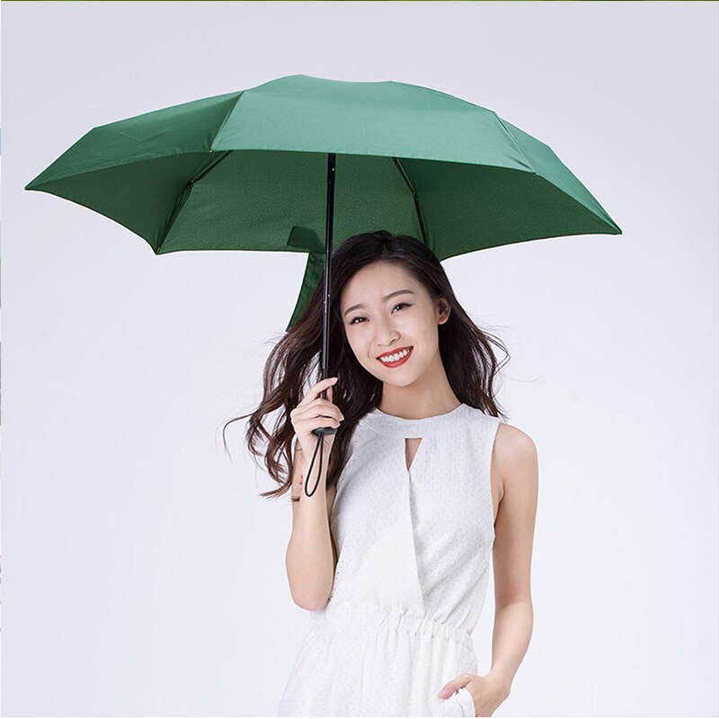 Xiaomi ombrello 50% volte super-breve protable Ultralight di Pioggia Ombrelli UV Antivento impermeabile Uomo donna proprietà Parasole