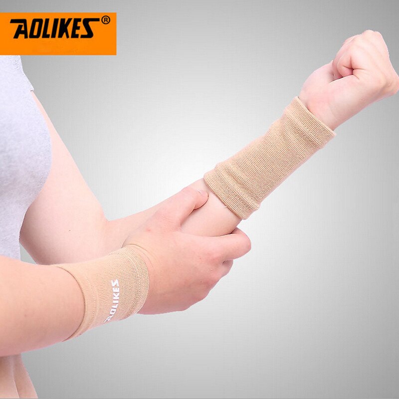 Udendørs fitness armbånd gym sport sikkerhed håndledsbeskytter støtte bøjle elastisk tennis beskyttelse band wrap til mænd
